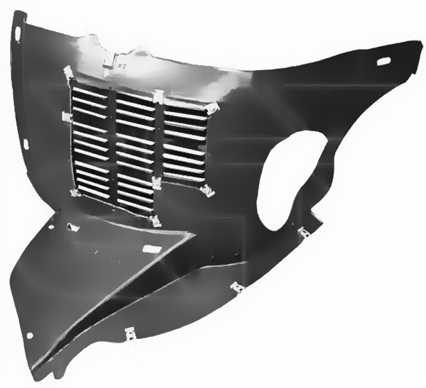 Підкрилок правий передній Volkswagen GOLF 2013+