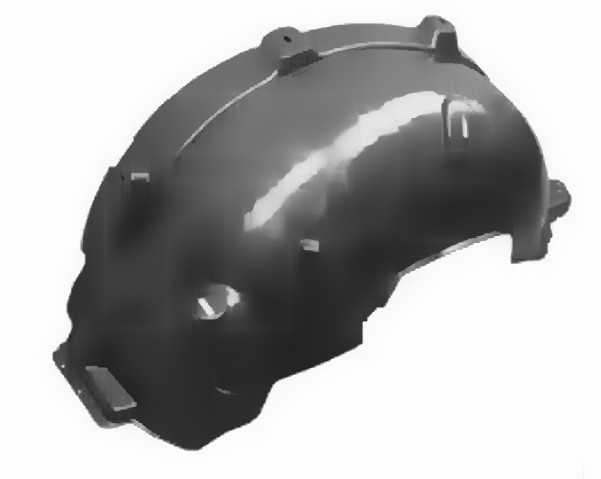 podkrylok166 Підкрилок правий передній Mercedes-Benz ML-class W163 1997-2005