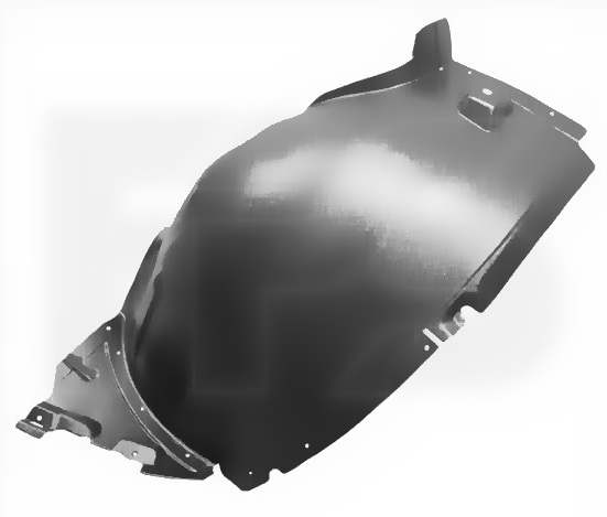 Підкрилок передній передня частина правий Mercedes-Benz ML-class W164 2005-2011