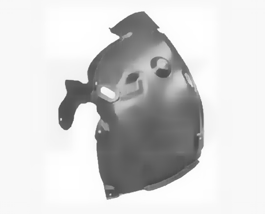 Підкрилок лівий передній Renault Megane 2009-2014 передня частина