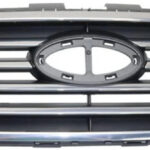 Радіаторна решітка Hyundai Sonata LF 2014-2017 чорна з хромом FP 3256 280