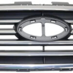 Радіаторна решітка Hyundai Sonata LF 2014-2017 чорна з хромом Китай 69841154951