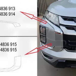 Накладка бампера переднього права MITSUBISHI ASX / OUTLANDER SPORT 2019+