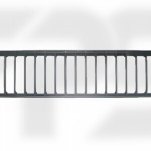 reshitka-fps-1233 Решітка в бампер Skoda Fabia 2 2007-2010