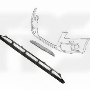 reshitka-fps-127 Решітка в бампер переднього Audi A3 2017-2020