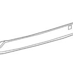 Накладка бамперу заднього Toyota Prius 2019+ Накладка бамперу заднього Toyota Prius 2019+ FP 7079 993