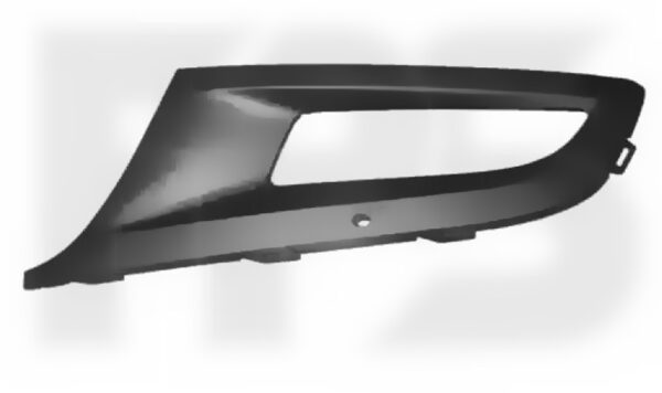 Решітка в бампер переднього права Volkswagen Polo 2009+