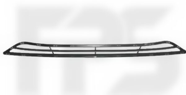 reshitka-fps-651 Решітка в бампер середня чорна Hyundai Sonata YF 2010-2014 (крім USA 13-14)