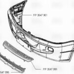 Решітка в бампер переднього Mercedes Sprinter 2006-2013 Решітка в бампер переднього Mercedes Sprinter 2006-2013 FP 3547 M01
