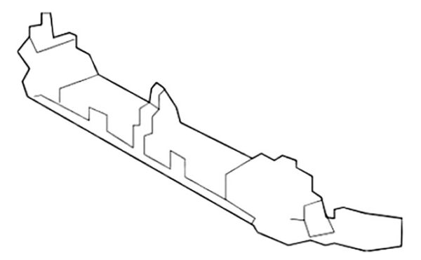 shyna-absorb-340 Абсорбер (наповнювач) бампера переднього для Toyota RAV4 2019+