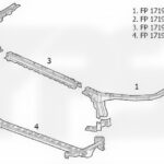 Панель передня нижня Chevrolet Malibu 2016+ FP 1719 211
