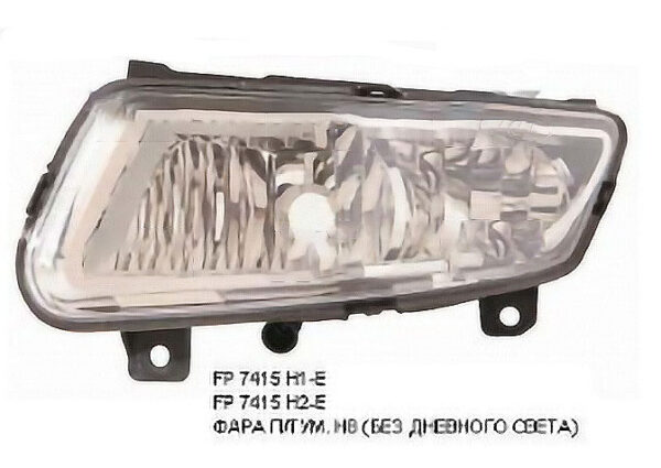 tumanka-218 Протитуманка права (ПТФ) Volkswagen Polo 5 2009-2019 TYC