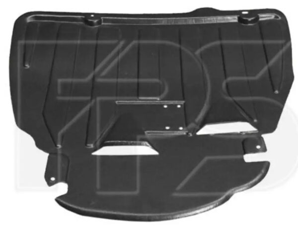 zahyst087 Захист для двигуна Renault Megane 2009-2014 пластмас