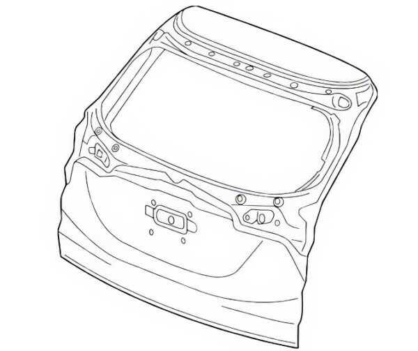 kapot-kryshka-fps-71 Задня кришка багажника Honda HRV 2015-2021