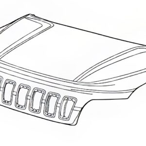 Капот Jeep Cherokee 2018+